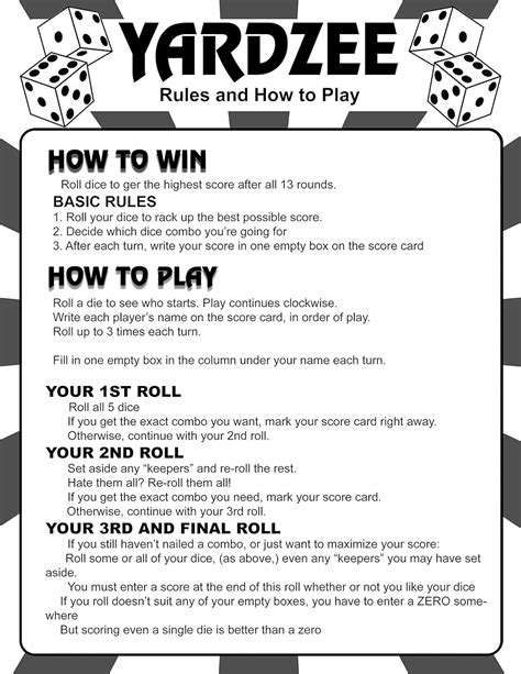 rules of the game|Yahtzee Game Rules .